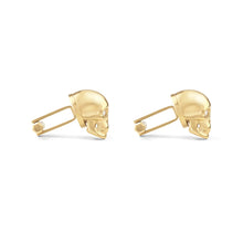Laden Sie das Bild in den Galerie-Viewer, Philipp Plein Herren Manschettenknöpfe Edelstahl IP Gold 3D SKULL PJ9AA06CU