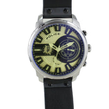 Laden Sie das Bild in den Galerie-Viewer, Police Herren Uhr Armbanduhr Leder Analog Leicester PL15217JS.04