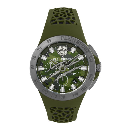 Plein Sport Herren Uhr Analog Quarz THUNDERSTORM CHRONO PSABA0323 Silikon