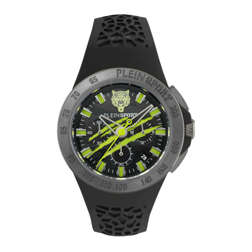 Plein Sport Herren Uhr Analog Quarz THUNDERSTORM CHRONO PSABA0623 Silikon