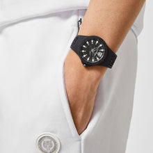 Laden Sie das Bild in den Galerie-Viewer, Plein Sport Unisex Uhr Analog Quarz THUNDERSTORM Black Grau PSBBA0423 Silikon
