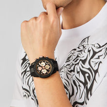 Laden Sie das Bild in den Galerie-Viewer, Plein Sport Herren Uhr Analog Quarz HURRICANE CHRONO PSDBA0323 Silikon