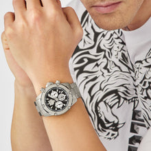 Laden Sie das Bild in den Galerie-Viewer, Plein Sport Herren Uhr Analog Quarz HURRICANE CHRONO PSDBA0823 Edelstahl