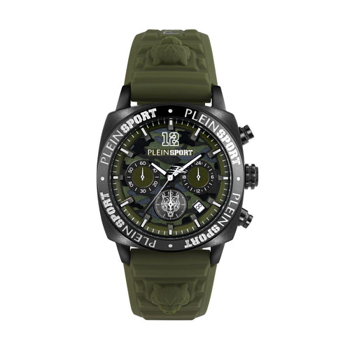 Plein Sport Herren Uhr Analog Quarz WILDCAT CHRONO PSGBA0223 Silikon
