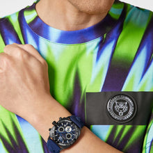 Laden Sie das Bild in den Galerie-Viewer, Plein Sport Herren Uhr Analog Quarz WILDCAT CHRONO PSGBA0323 Silikon