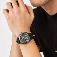 Laden Sie das Bild in den Galerie-Viewer, Plein Sport Herren Uhr Analog Quarz WILDCAT CHRONO PSGBA0523 Silikon