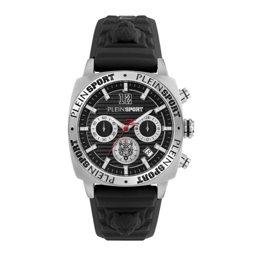 Plein Sport Herren Uhr Analog Quarz WILDCAT CHRONO PSGBA0623 Silikon