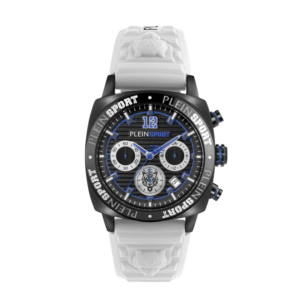 Plein Sport Herren Uhr Analog Quarz WILDCAT CHRONO PSGBA0823 Silikon