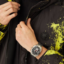 Laden Sie das Bild in den Galerie-Viewer, Plein Sport Herren Uhr Analog Quarz WILDCAT CHRONO PSGBA1123 Edelstahl