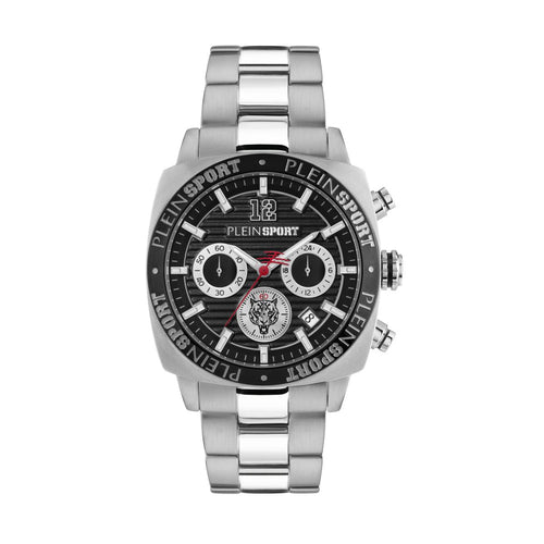 Plein Sport Herren Uhr Analog Quarz WILDCAT CHRONO PSGBA1123 Edelstahl