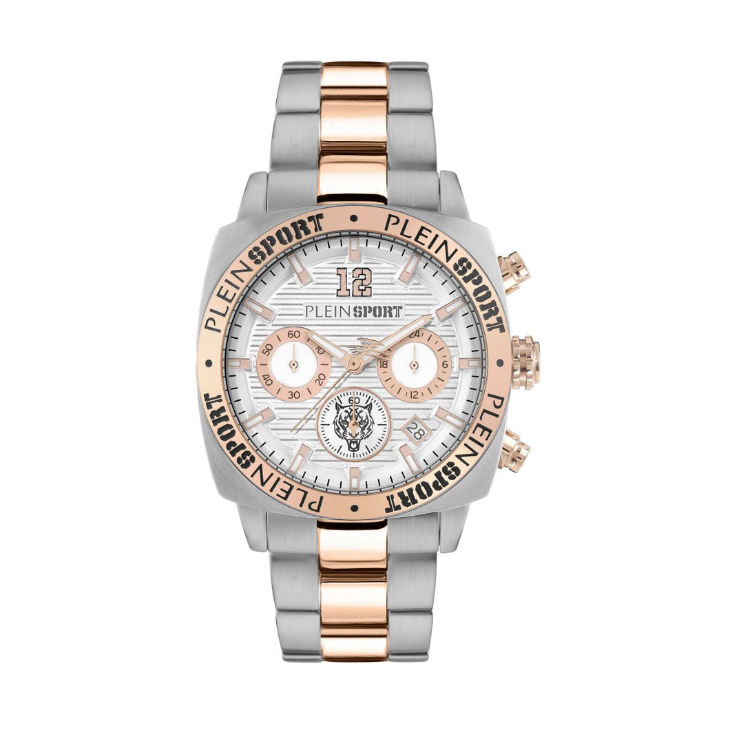 Plein Sport Herren Uhr Analog Quarz WILDCAT CHRONO PSGBA1423 Edelstahl