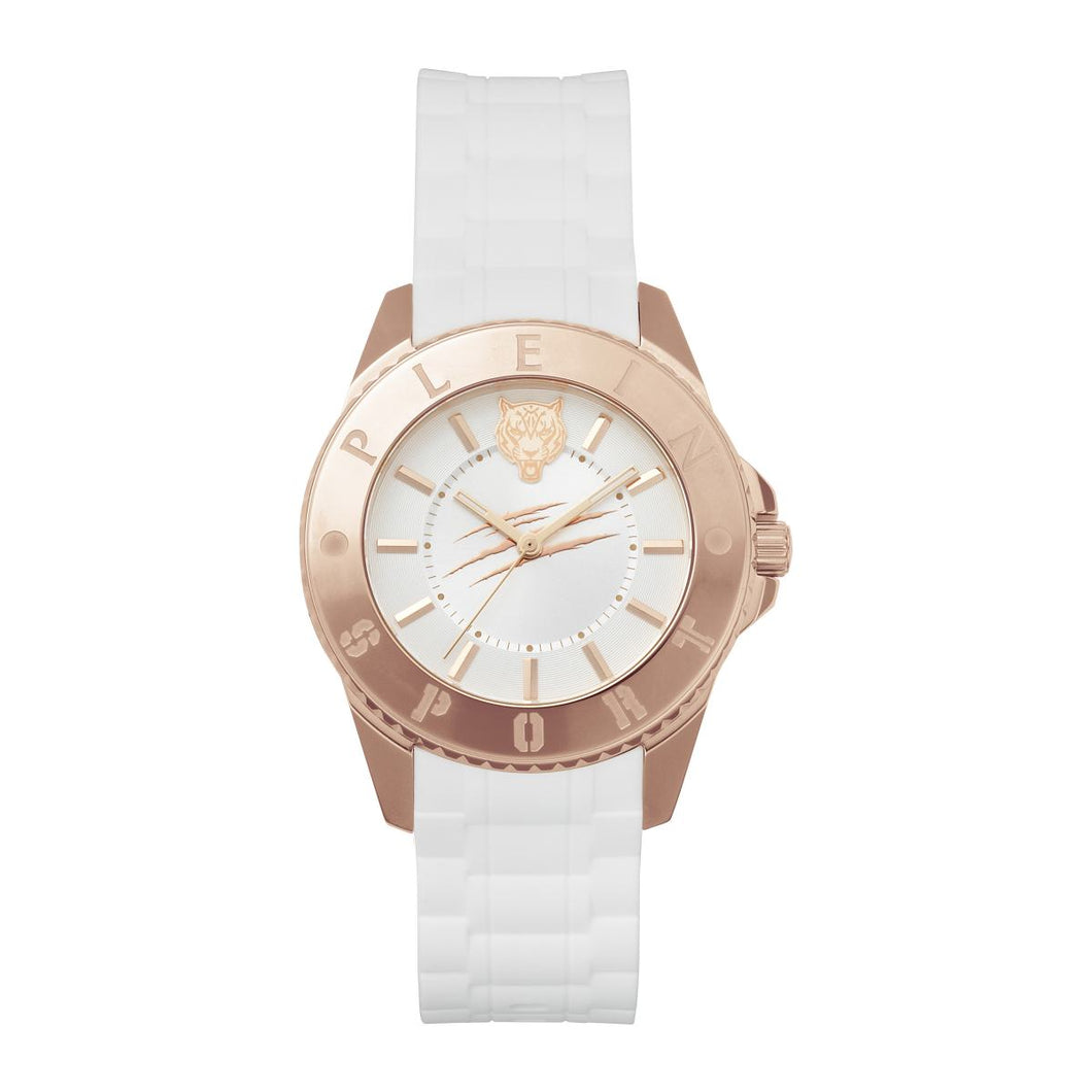 Plein Sport Damen Uhr Analog Quarz GLAM PSKBA0423 Silikon