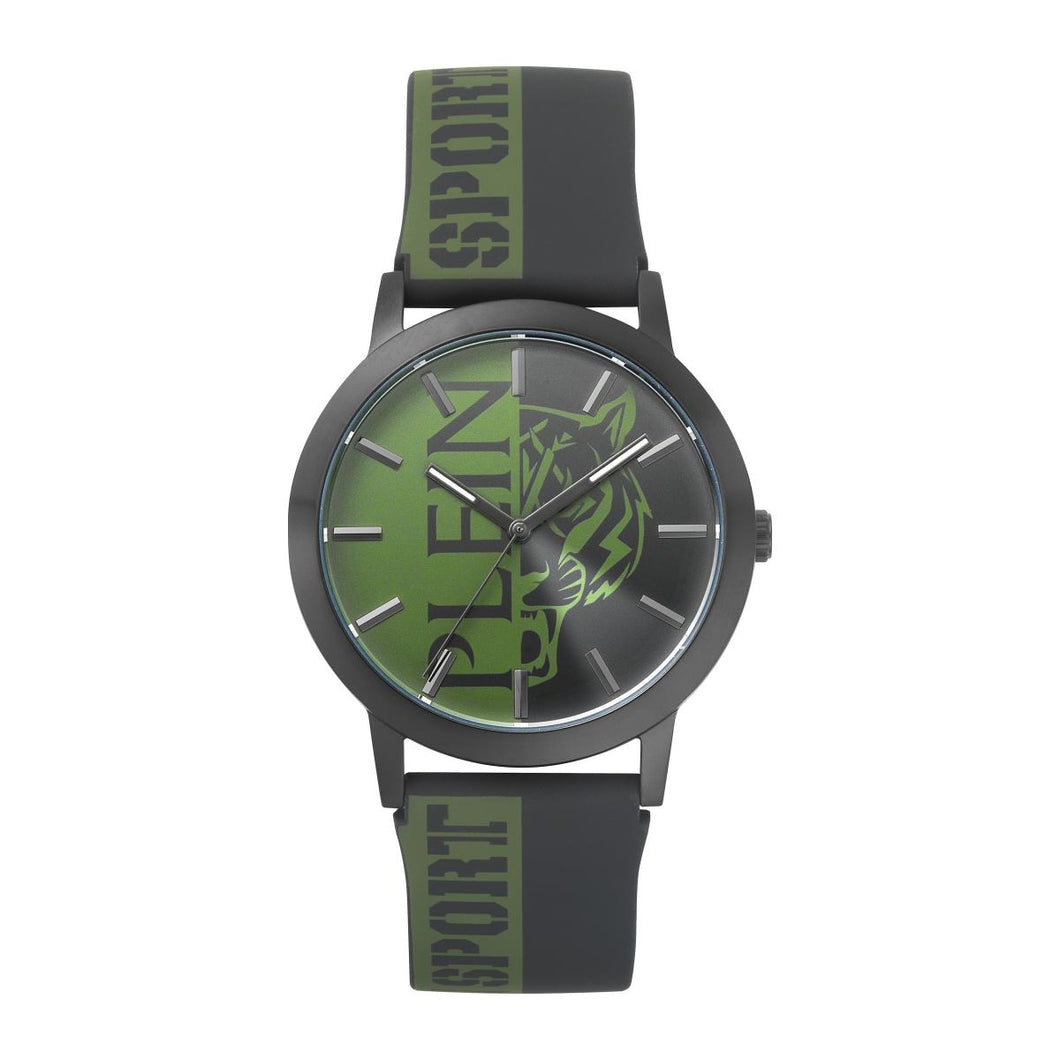 Plein Sport Herren Uhr Analog Quarz LEGEND PSLBA0523 Silikon