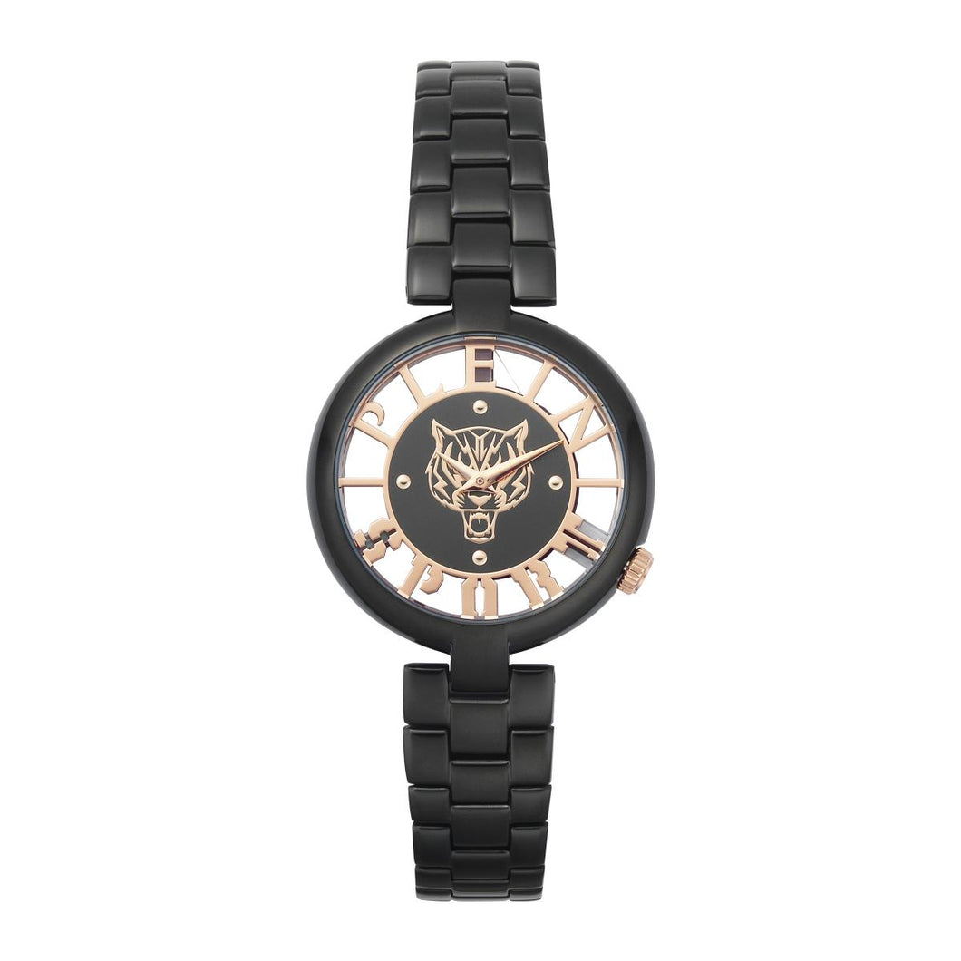 Plein Sport Damen Uhr Analog Quarz TIGER LUXE PSMBA0523 Edelstahl