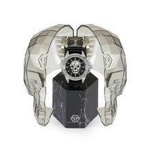 Laden Sie das Bild in den Galerie-Viewer, Philipp Plein Herren Uhr Analog Quarz $KULL silber PWAAA0121 Silikon