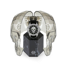 Laden Sie das Bild in den Galerie-Viewer, Philipp Plein Herren Uhr Analog Quarz $KULL silber PWAAA0321 Leder