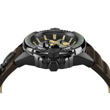 Laden Sie das Bild in den Galerie-Viewer, Philipp Plein Herren Uhr Analog Quarz $KULL silber PWAAA0321 Leder