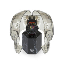Laden Sie das Bild in den Galerie-Viewer, Philipp Plein Herren Uhr Analog Quarz $KULL schwarz PWAAA0621 Silikon