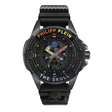 Laden Sie das Bild in den Galerie-Viewer, Philipp Plein Herren Uhr Analog Quarz $KULL schwarz PWAAA0621 Silikon
