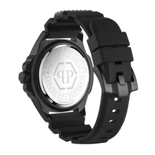 Laden Sie das Bild in den Galerie-Viewer, Philipp Plein Herren Uhr Analog Quarz $KULL schwarz PWAAA0721 Silikon