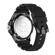 Laden Sie das Bild in den Galerie-Viewer, Philipp Plein Herren Uhr Analog Quarz $KULL bicolor Kristalle PWAAA1421 Silikon
