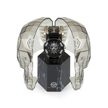 Laden Sie das Bild in den Galerie-Viewer, Philipp Plein Herren Uhr Analog Quarz $KULL bicolor Kristalle PWAAA1421 Silikon