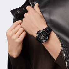 Laden Sie das Bild in den Galerie-Viewer, Philipp Plein Herren Uhr Analog Quarz $KULL bicolor Kristalle PWAAA1421 Silikon