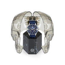 Laden Sie das Bild in den Galerie-Viewer, Philipp Plein Herren Uhr Analog Quarz THE $KULL CARBON FIBER PWAAA1722 Silikon