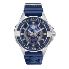 Laden Sie das Bild in den Galerie-Viewer, Philipp Plein Herren Uhr Analog Quarz THE $KULL CARBON FIBER PWAAA1722 Silikon