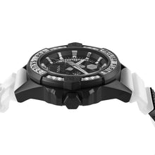 Laden Sie das Bild in den Galerie-Viewer, Philipp Plein Herren Uhr Analog Quarz THE $KULL CARBON FIBER PWAAA1822 Silikon