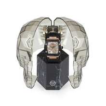 Laden Sie das Bild in den Galerie-Viewer, Philipp Plein Herren Uhr Automatik $KELETON bicolor PWBAA0121 Silikon