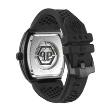 Laden Sie das Bild in den Galerie-Viewer, Philipp Plein Herren Uhr Automatik $KELETON schwarz PWBAA0221 Silikon