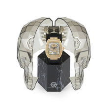 Laden Sie das Bild in den Galerie-Viewer, Philipp Plein Herren Uhr Automatik $KELETON gold PWBAA0321 Silikon