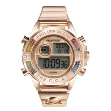 Laden Sie das Bild in den Galerie-Viewer, Philipp Plein Damen Uhr Digital Quarz THE G.O.A.T Roségold PWFAA0721 Edelstahl
