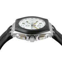 Laden Sie das Bild in den Galerie-Viewer, Philipp Plein Herren Uhr Chrono Quarz PLEIN EXTREME bicolor PWGAA0121 Silikon