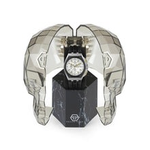 Laden Sie das Bild in den Galerie-Viewer, Philipp Plein Herren Uhr Chrono Quarz PLEIN EXTREME bicolor PWGAA0121 Silikon