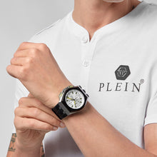 Laden Sie das Bild in den Galerie-Viewer, Philipp Plein Herren Uhr Chrono Quarz PLEIN EXTREME bicolor PWGAA0121 Silikon