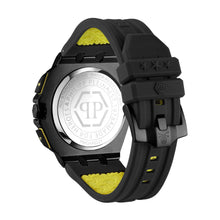 Laden Sie das Bild in den Galerie-Viewer, Philipp Plein Herren Uhr Chrono Quarz PLEIN EXTREME schwarz PWGAA0221 Silikon