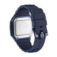 Laden Sie das Bild in den Galerie-Viewer, Philipp Plein Herren Uhr Digital Quarz HYPER SHOCK blau PWHAA0321 Silikon