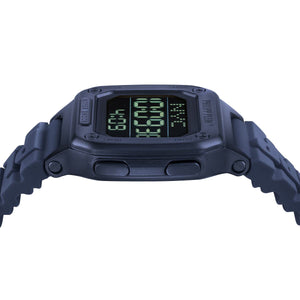 Philipp Plein Herren Uhr Digital Quarz HYPER SHOCK blau PWHAA0321 Silikon