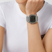 Laden Sie das Bild in den Galerie-Viewer, Philipp Plein Unisex Uhr Digital Quarz HYPER SHOCK silber PWHAA0521-1 Edelstahl