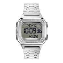 Laden Sie das Bild in den Galerie-Viewer, Philipp Plein Unisex Uhr Digital Quarz HYPER SHOCK silber PWHAA0521 Edelstahl