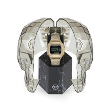 Laden Sie das Bild in den Galerie-Viewer, Philipp Plein Herren Uhr Digital Quarz HYPER SHOCK gold camo PWHAA1021 Edelstahl