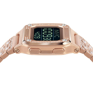 Philipp Plein Damen Uhr Digital Quarz HYPER SHOCK roségold PWHAA1221-1 Edelstahl