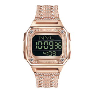 Philipp Plein Damen Uhr Digital Quarz HYPER SHOCK roségold PWHAA1221-1 Edelstahl
