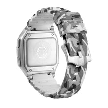 Laden Sie das Bild in den Galerie-Viewer, Philipp Plein Unisex Uhr Digital Quarz HYPER SHOCK silber PWHAA1522 Silikon