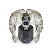 Laden Sie das Bild in den Galerie-Viewer, Philipp Plein Unisex Uhr Digital Quarz HYPER SHOCK silber PWHAA1522 Silikon