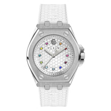 Laden Sie das Bild in den Galerie-Viewer, Philipp Plein Damen Uhr Analog Quarz PLEIN EXTREME LADY Weiss PWJAA0122 Silikon