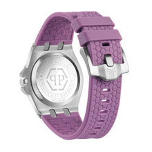 Laden Sie das Bild in den Galerie-Viewer, Philipp Plein Damen Uhr Analog Quarz PLEIN EXTREME LADY Lila PWJAA0222 Silikon