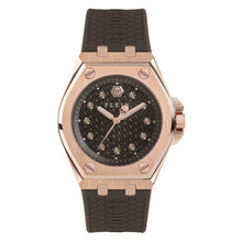 Laden Sie das Bild in den Galerie-Viewer, Philipp Plein Damen Uhr Analog Quarz PLEIN EXTREME LADY rose PWJAA0422 Silikon